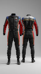 GKS-V2  Black and Red Custom Go Kart Racing Suit