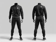Men Track Suits  Black and Red