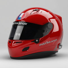 Red and Black Karting Helmet