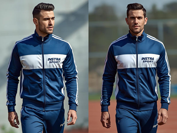 Men Track Suits  Blue and White
